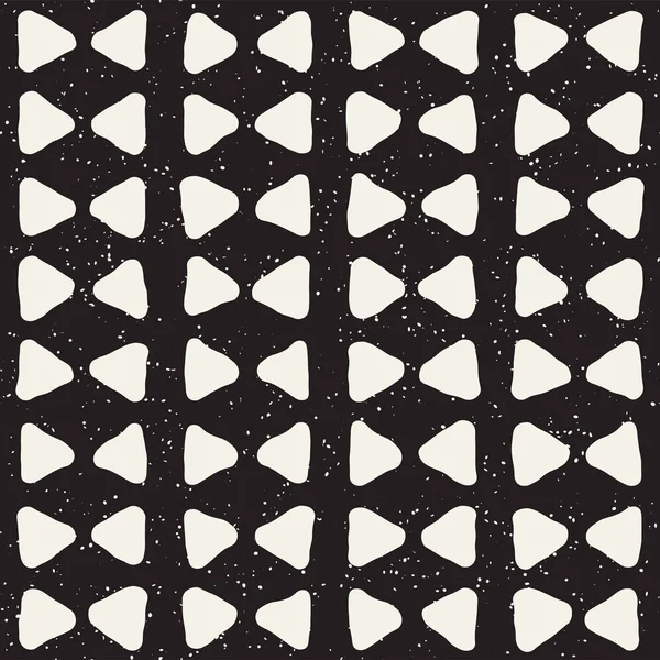 El ile Seamless Modeli hatları çizilmiş. Arka plan serbest fırça darbeleriyle. Siyah ve beyaz doku. Kağıt ambalaj için süsleme.