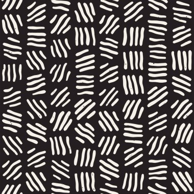 Serbest Seamless modeli. Vektör soyut kaba hatları arka plan. Elle çizilmiş vuruş.
