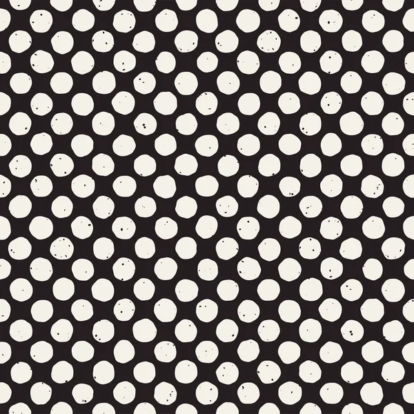 El ile Seamless Modeli hatları çizilmiş. Arka plan serbest fırça darbeleriyle. Siyah ve beyaz doku. Kağıt ambalaj için süsleme.