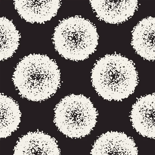 Pasaklı vektörel desen dağınık daire şekilleriyle birlikte. Sorunsuz doku arka plan yazdırma, kumaş, kart, ambalaj kağıdı, duvar kağıdı