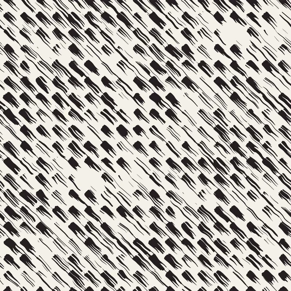 Vektör Dikişsiz desen fırça çizgileri ve vuruş. Siyah ve beyaz arka plan mürekkep elemanları ile. El doku boyalı.