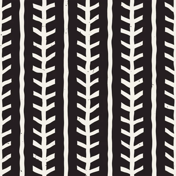 Elle çizilmiş stil seamless modeli. Soyut geometrik döşeme arka plan siyah ve beyaz. Vektör doodle hat kafes