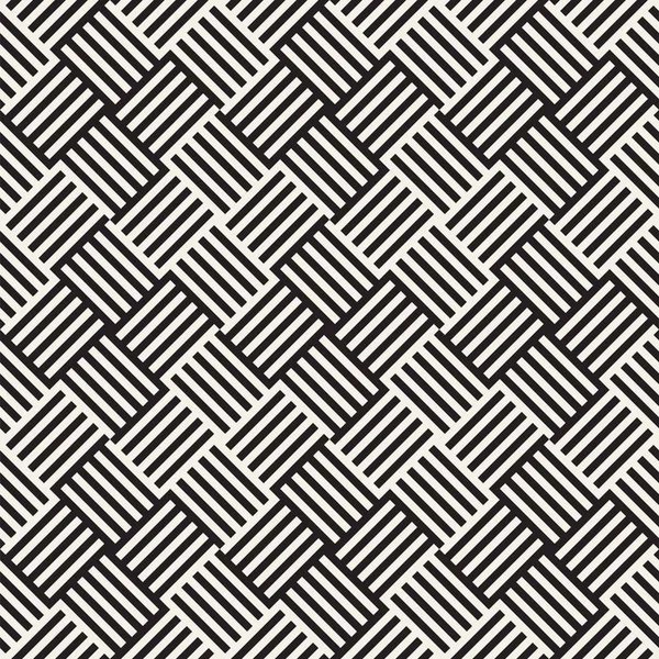 Soyut geometrik desen çizgili satırlar. Sorunsuz vektör ackground. Siyah ve beyaz kafes doku.
