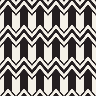 Vektör sorunsuz zikzak çizgi deseni. Şık geometrik arka plan. Yinelenen kafes arka plan