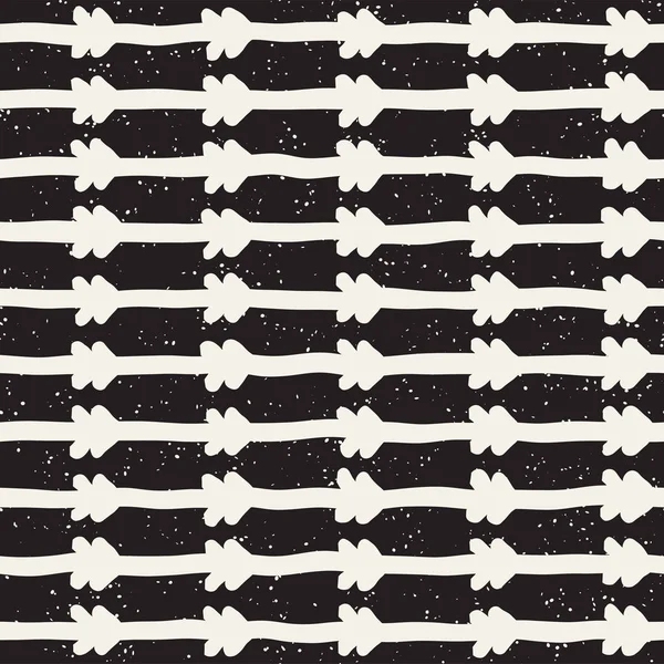 Elle çizilmiş stil etnik seamless modeli. Soyut geometrik döşeme arka plan siyah ve beyaz. Vektör Serbest doodle doku.