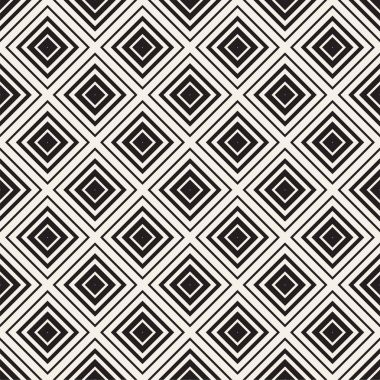 Satırları kafes ile Seamless modeli. Vektör arka plan. Şık hücre yapısı