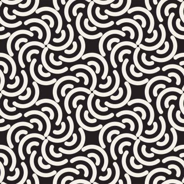 Soyut geometrik desen çizgili satırlar. Sorunsuz vektör ackground. Siyah ve beyaz kafes doku.