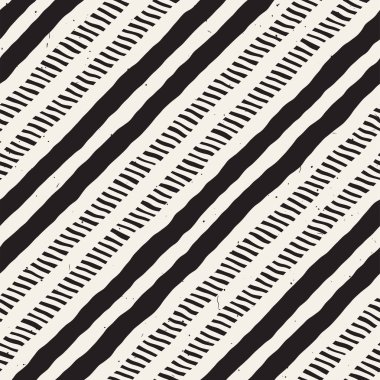 Elle çizilmiş stil seamless modeli. Soyut geometrik döşeme arka plan siyah ve beyaz. Vektör doodle hat kafes