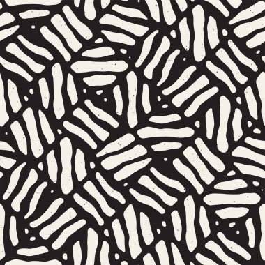 Serbest Seamless modeli. Vektör soyut kaba hatları arka plan. Elle çizilmiş vuruş.