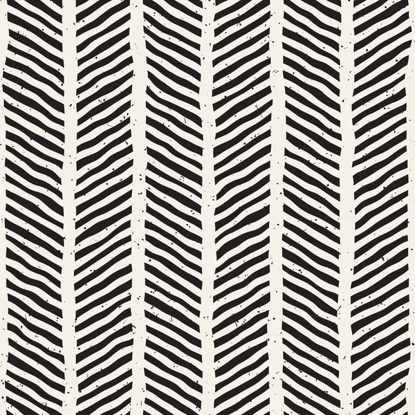 Elle çizilmiş stil seamless modeli. Soyut geometrik döşeme arka plan siyah ve beyaz. Vektör doodle hat kafes