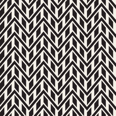 Vektör sorunsuz zikzak çizgi deseni. Şık geometrik arka plan. Yinelenen kafes arka plan