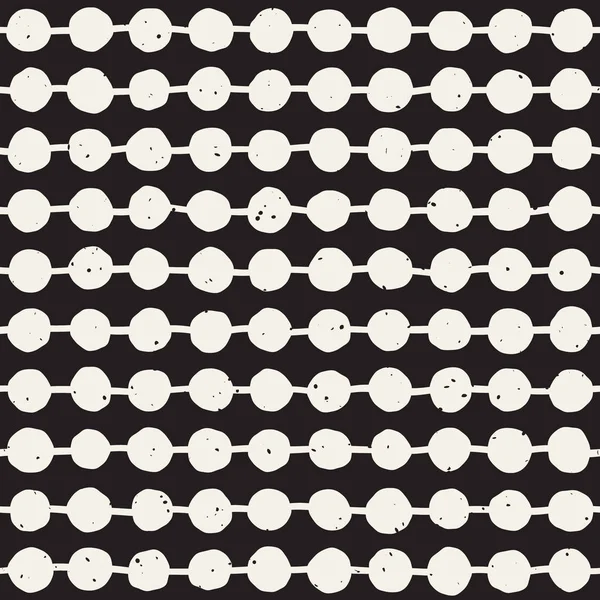 El ile Seamless Modeli hatları çizilmiş. Arka plan serbest fırça darbeleriyle. Siyah ve beyaz doku. Kağıt ambalaj için süsleme.