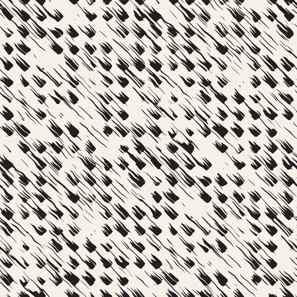 Vektör Dikişsiz desen fırça çizgileri ve vuruş. Siyah ve beyaz arka plan mürekkep elemanları ile. El doku boyalı.