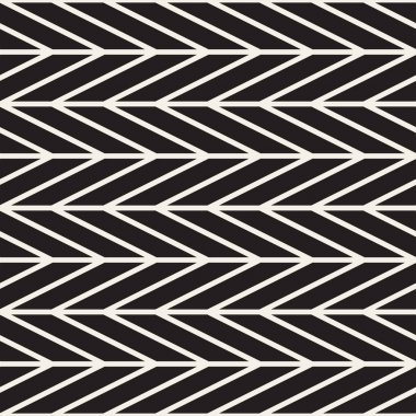 Soyut geometrik desen çizgili satırlar. Sorunsuz vektör ackground. Siyah ve beyaz kafes doku.