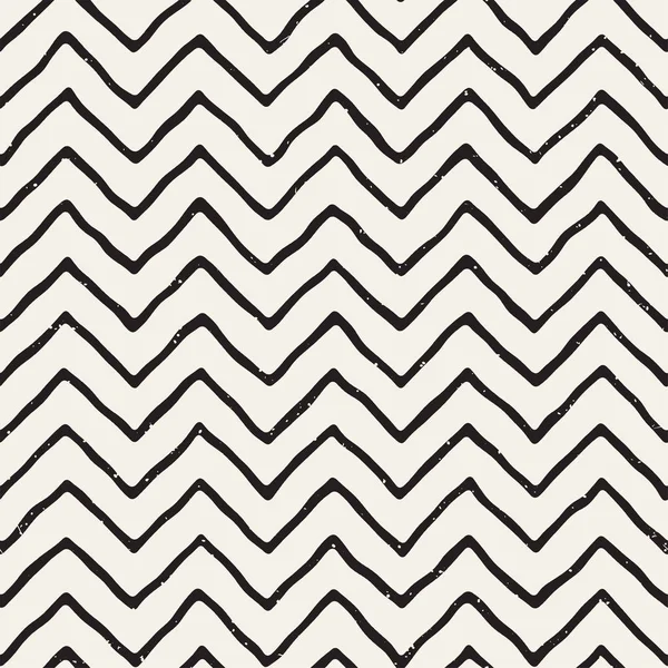 Elle çizilmiş stil seamless modeli. Soyut geometrik döşeme arka plan siyah ve beyaz. Vektör doodle hat kafes