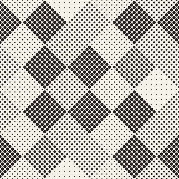 Moderna eleganta halvton konsistens. Ändlösa abstrakt bakgrund med slumpmässiga storlek cirklar. Vector sömlösa mönster. — Stock vektor