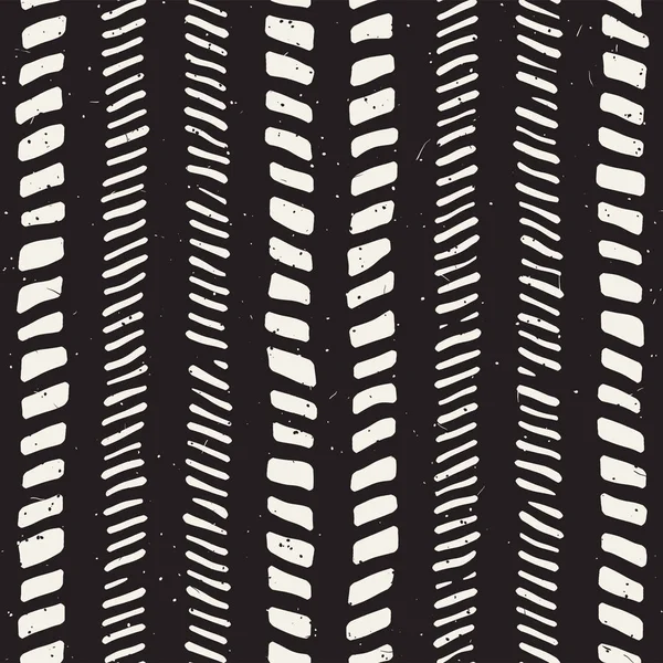 Elle çizilmiş stil seamless modeli. Soyut geometrik döşeme arka plan siyah ve beyaz. Vektör doodle hat kafes