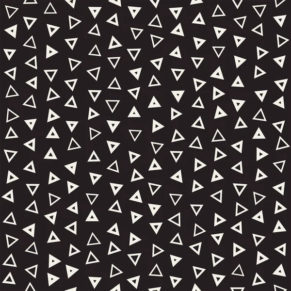Padrões de minimalismo de confusão primitiva sem emenda. Formas geométricas aleatoriamente dispersas. Desenho de fundo abstrato — Vetor de Stock