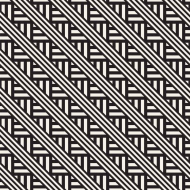 Eğimli çizgiler Modern doku yinelenen. Basit normal arka plan. Geometrik Seamless Modeli.