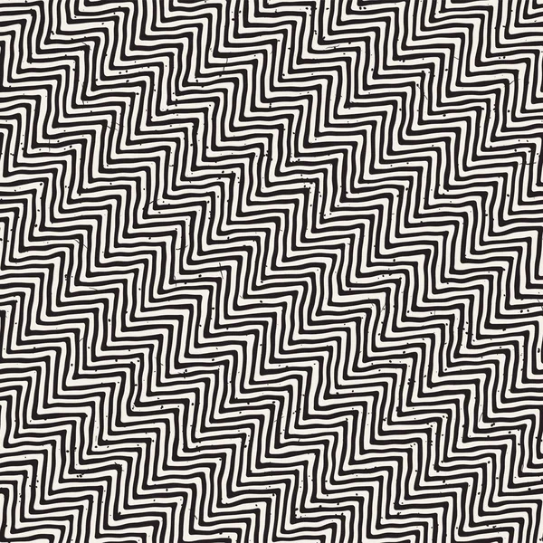 Elle çizilmiş stil seamless modeli. Soyut geometrik döşeme arka plan siyah ve beyaz. Vektör doodle hat kafes