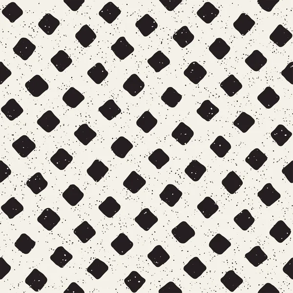 El ile Seamless Modeli hatları çizilmiş. Arka plan serbest fırça darbeleriyle. Siyah ve beyaz doku. Kağıt ambalaj için süsleme.