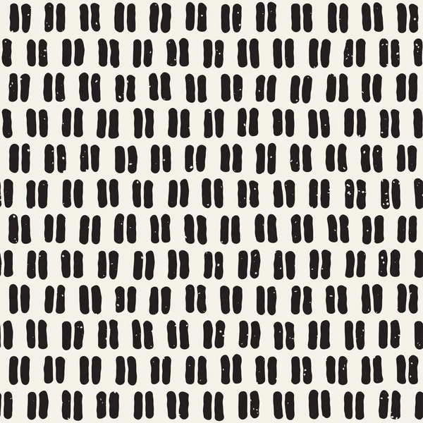 El ile Seamless Modeli hatları çizilmiş. Arka plan serbest fırça darbeleriyle. Siyah ve beyaz doku. Kağıt ambalaj için süsleme.