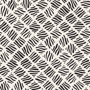 Serbest Seamless modeli. Vektör soyut kaba hatları arka plan. Elle çizilmiş vuruş.