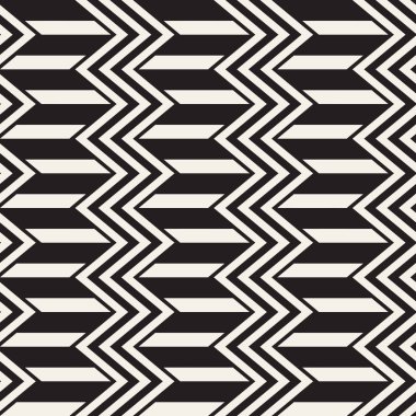 Vektör sorunsuz zikzak çizgi deseni. Şık geometrik arka plan. Yinelenen kafes arka plan