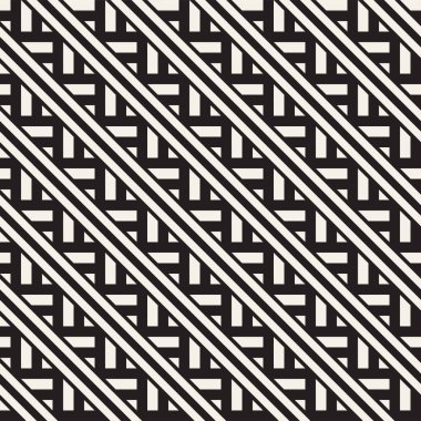 Eğimli çizgiler Modern doku yinelenen. Basit normal arka plan. Geometrik Seamless Modeli.