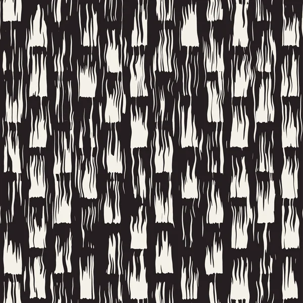 Vektör Dikişsiz desen fırça çizgileri ve vuruş. Siyah ve beyaz arka plan mürekkep elemanları ile. El doku boyalı.