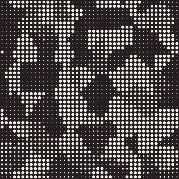Modern şık noktalı resim doku. Rastgele boyut daireler ile sonsuz arka plan. Vektör Seamless Modeli.