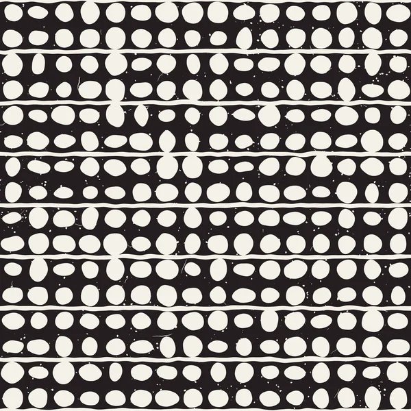 Elle çizilmiş stil etnik seamless modeli. Arka plan siyah ve beyaz soyut geometrik şekiller.