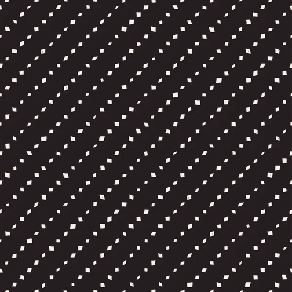 Hand getekende stijl etnische naadloze patroon. Abstract geometrische vormen achtergrond in zwart-wit. — Stockvector
