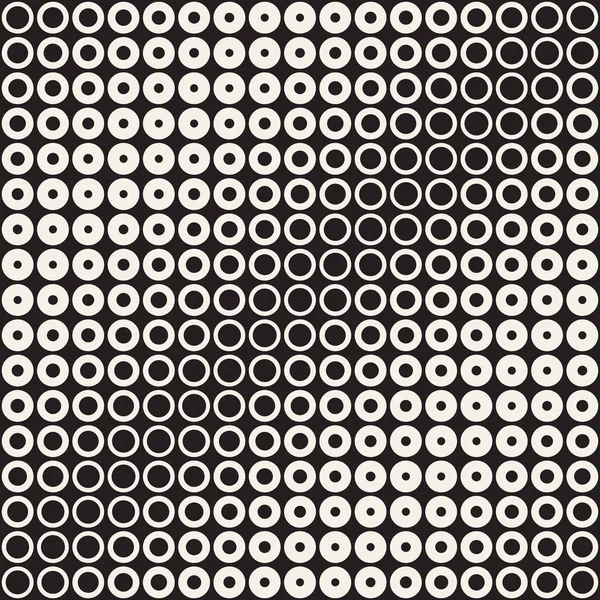 Siyah-beyaz desen arka plan soyut. Kesintisiz geometrik daire yarı ton. Şık modern doku