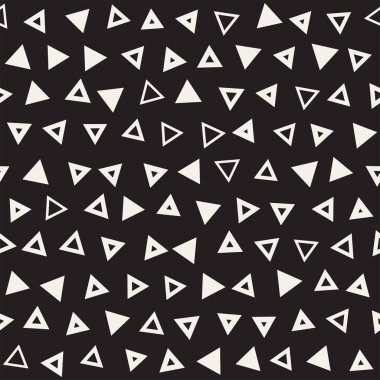 Sorunsuz ilkel karmakarışık minimalizm desenleri. Geometrik şekiller rastgele dağılmış. Arka plan tasarım