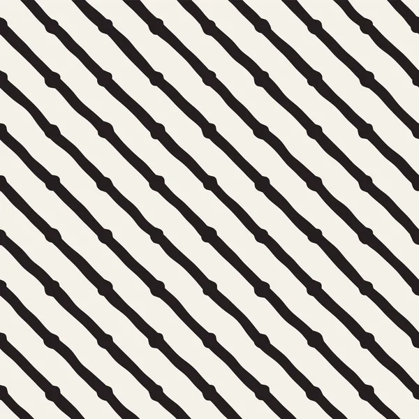 El ile Seamless Modeli hatları çizilmiş. Arka plan serbest fırça darbeleriyle. Siyah ve beyaz doku. Kağıt ambalaj için süsleme.