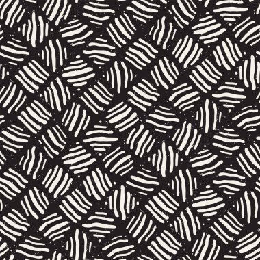 Serbest Seamless modeli. Vektör soyut kaba hatları arka plan. Elle çizilmiş vuruş.