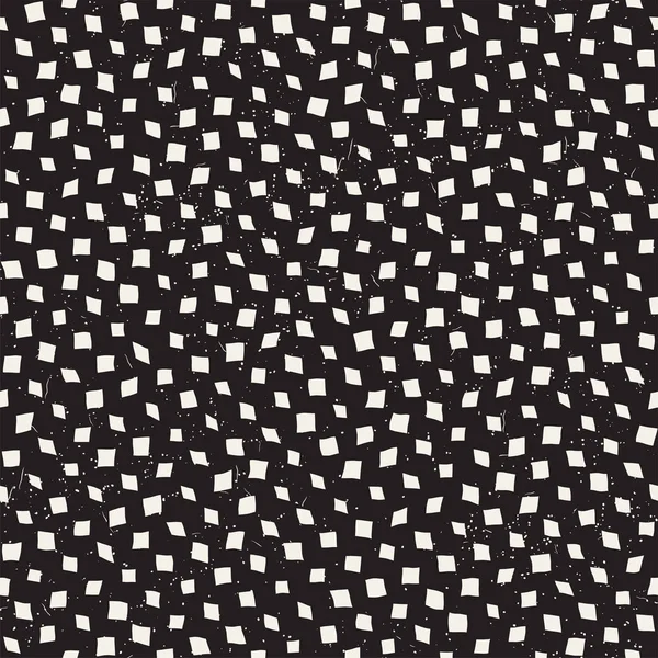 Handgezeichnete ethnische nahtlose Muster. abstrakte geometrische Formen Hintergrund in schwarz und weiß. — Stockvektor