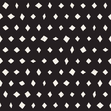 Elle çizilmiş stil etnik seamless modeli. Arka plan siyah ve beyaz soyut geometrik şekiller.