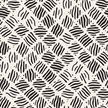 Serbest Seamless modeli. Vektör soyut kaba hatları arka plan. Elle çizilmiş vuruş.