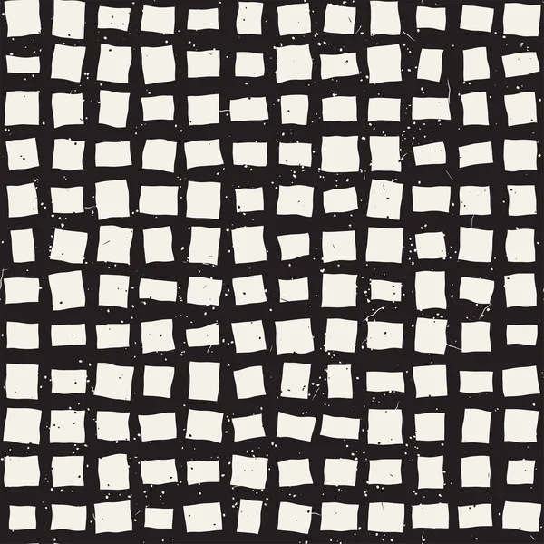 Elle çizilmiş stil etnik seamless modeli. Arka plan siyah ve beyaz soyut geometrik şekiller.