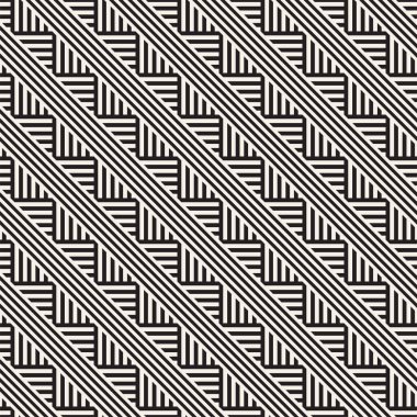 Eğimli çizgiler Modern doku yinelenen. Basit normal arka plan. Geometrik Seamless Modeli.
