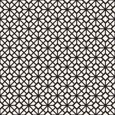 Soyut geometrik çizgiler kafes desen. Sorunsuz vektör arka plan. İnce Yinelenen doku.