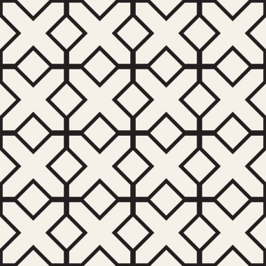 Soyut geometrik çizgiler kafes desen. Sorunsuz vektör arka plan. İnce Yinelenen doku.
