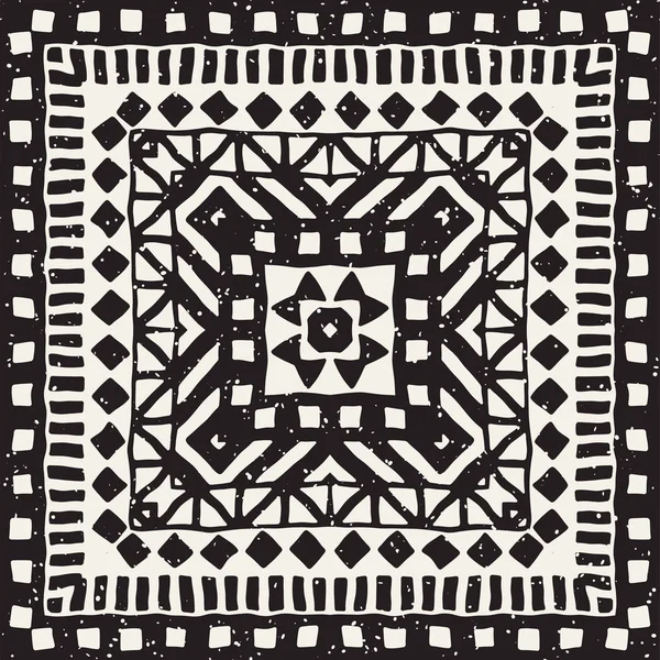 Elle çizilmiş Dikişsiz desen çizdi. Vektör aşiret tasarım arka plan. Etnik motif. Geometrik etnik Şerit çizgileri resimde. Sanat baskı, tekstil, duvar kağıdı, kağıt ambalaj için.