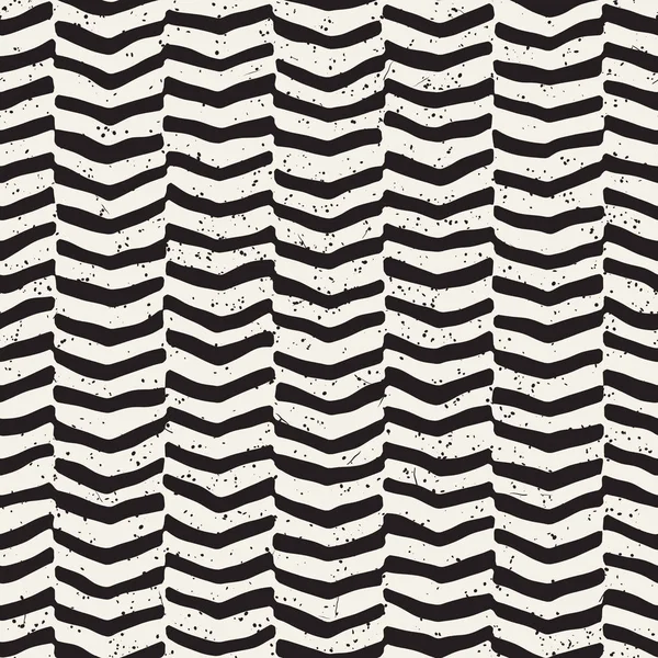 Elle çizilmiş seamless modeli. Soyut geometrik döşeme arka plan siyah ve beyaz. Vektör şık doodle hat kafes