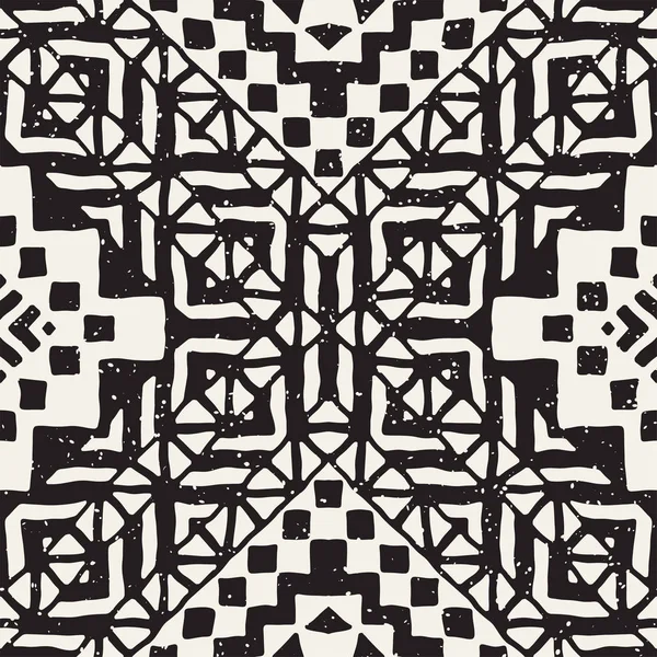 Elle çizilmiş Dikişsiz desen çizdi. Vektör aşiret tasarım arka plan. Etnik motif. Geometrik etnik Şerit çizgileri resimde. Sanat baskı, tekstil, duvar kağıdı, kağıt ambalaj için.