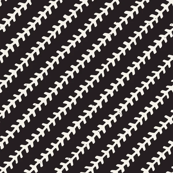 El ile Dikişsiz desen fırça darbeleriyle çizilmiş. Doodle grunge illüstrasyon mürekkep. Geometrik vektör desen.