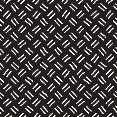 El ile Seamless Modeli hatları çizilmiş. Arka plan serbest fırça darbeleriyle. Siyah ve beyaz doku. Kağıt ambalaj için süsleme.