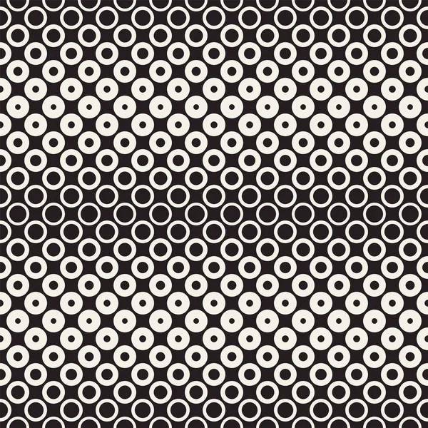 Siyah-beyaz desen arka plan soyut. Kesintisiz geometrik daire yarı ton. Şık modern doku